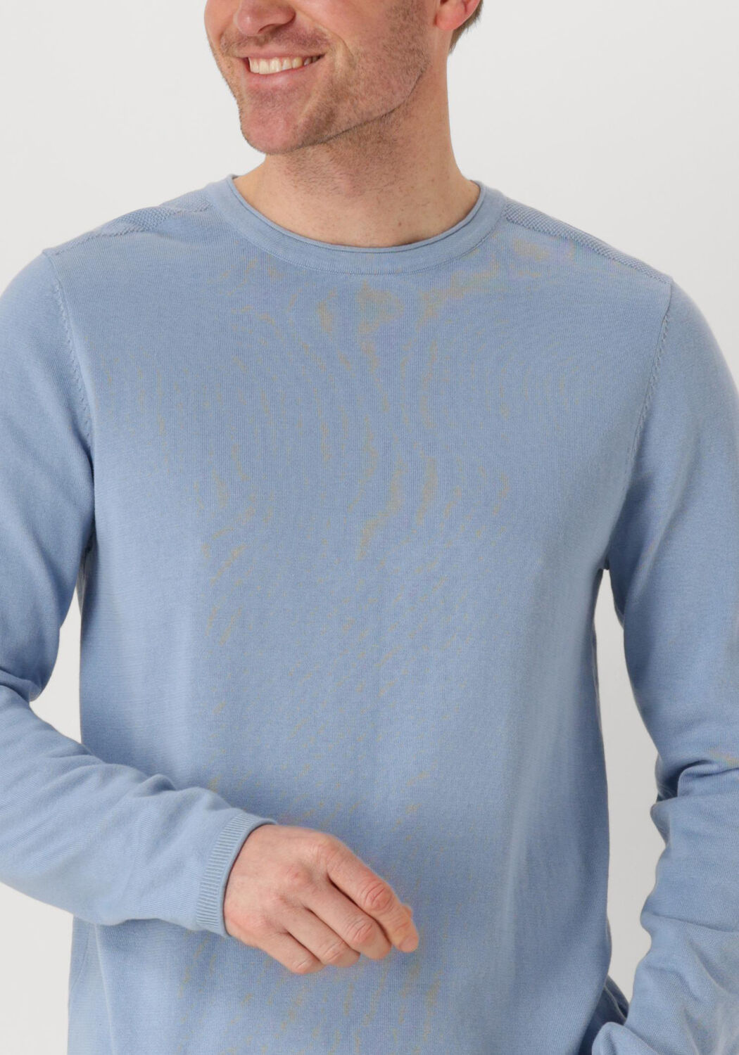 SAINT STEVE Heren Truien & Vesten Sander Blauw