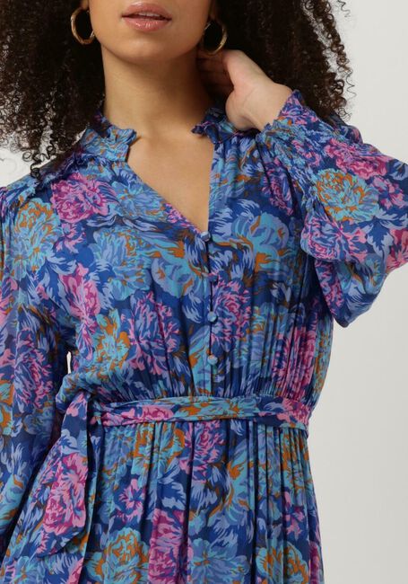Blauwe SUNCOO Maxi jurk CENDRA - large