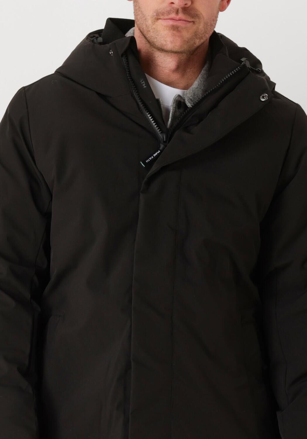 PURE PATH Heren Jassen Regular Fit Jackets Parka Zwart