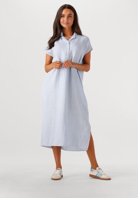 Blauwe PENN & INK Maxi jurk DRESS - large