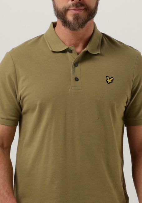Olijf LYLE & SCOTT Polo CREST TIPPED POLO SHIRT - large