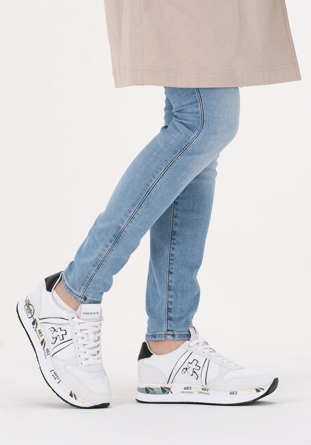 Witte PREMIATA Lage sneakers TRIS - large