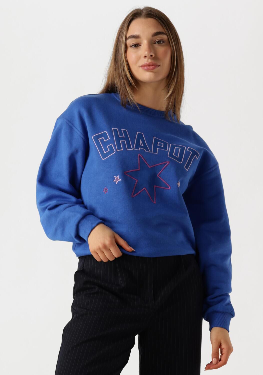 FABIENNE CHAPOT Dames Truien & Vesten Terry Sport Heart Sweater Blauw