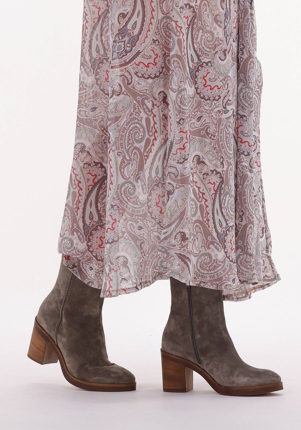 Taupe VIA VAI Enkellaarsjes TAARA ENKEL - large