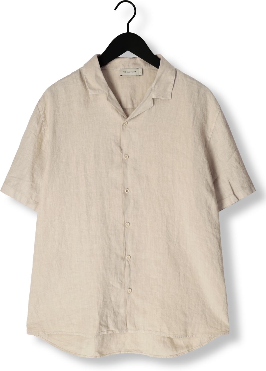 THE GOODPEOPLE Heren Overhemden Sun Beige