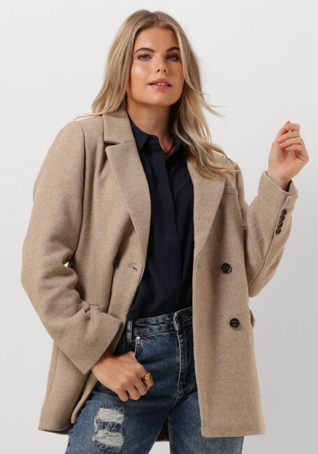 Beige OBJECT Mantel OBJBLAZA LE JACKET - large