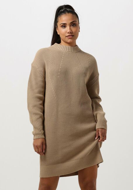 calvin klein brown sweater dress Calvin Klein | Dresses | Calvin Klein Sweater Dress Belle Long Sleeve Taupe  Tie Waist Career