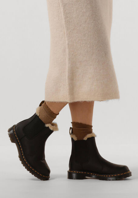 Zwarte DR MARTENS Vachtlaarzen 2976 LEONORE Zwarte DR MARTENS Vachtlaarzen 2976 LEONORE - large