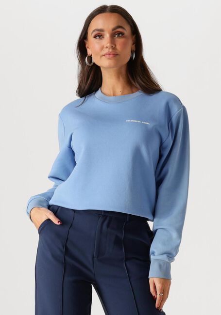 Lichtblauwe COLOURFUL REBEL Sweater LOGO CIRCLE RELAXED SWEAT - large
