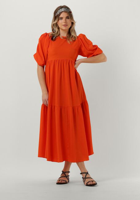 Koraal NOTES DU NORD Midi jurk CARRIE DRESS - large