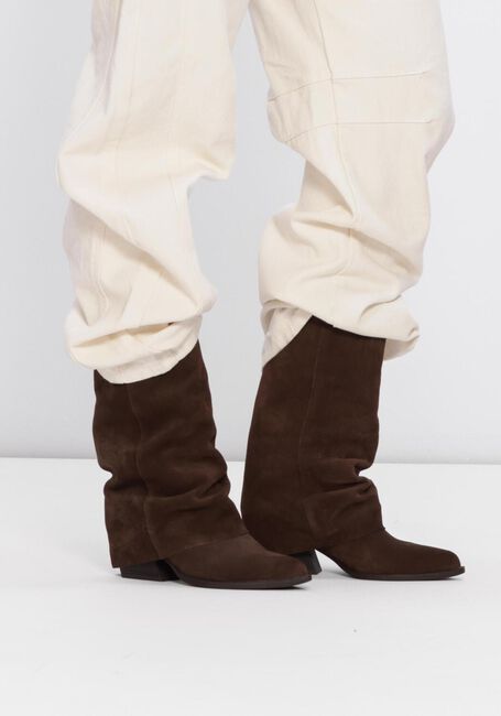 Bruine HABOOB Hoge laarzen JACKY - large