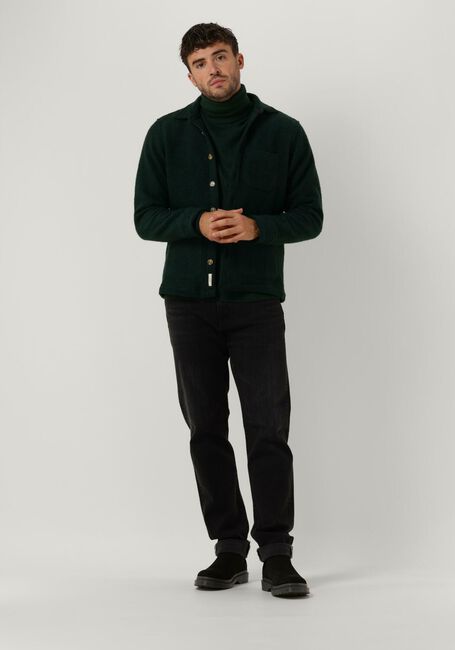 Donkergroene TOMMY HILFIGER Coltrui PIMA ORG CTN CASHMERE ROLL NECK - large