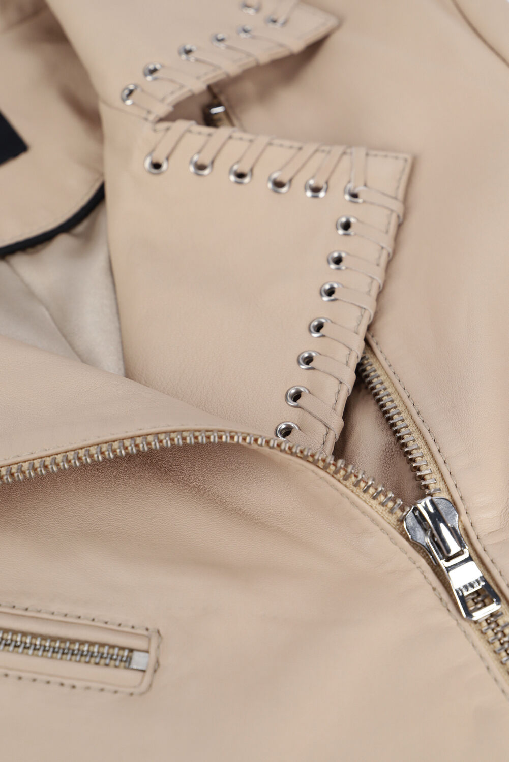 Beige IBANA Leren jas BOWA - large