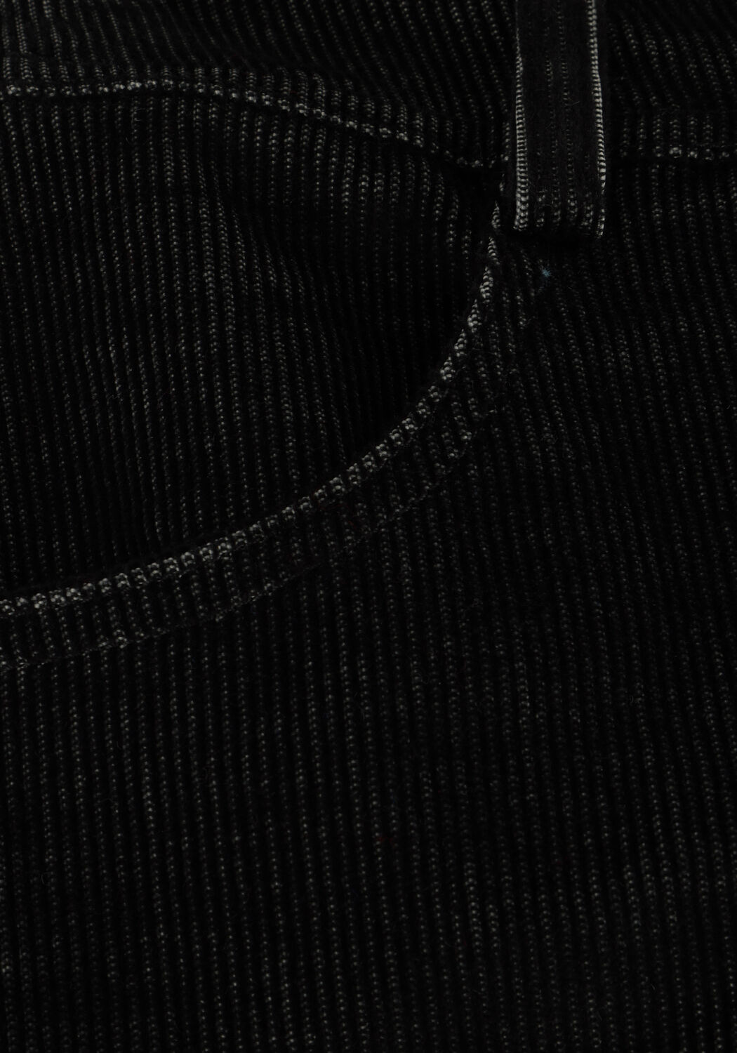 Zwarte BY-BAR Minirok JOSIE CORD SKIRT - large