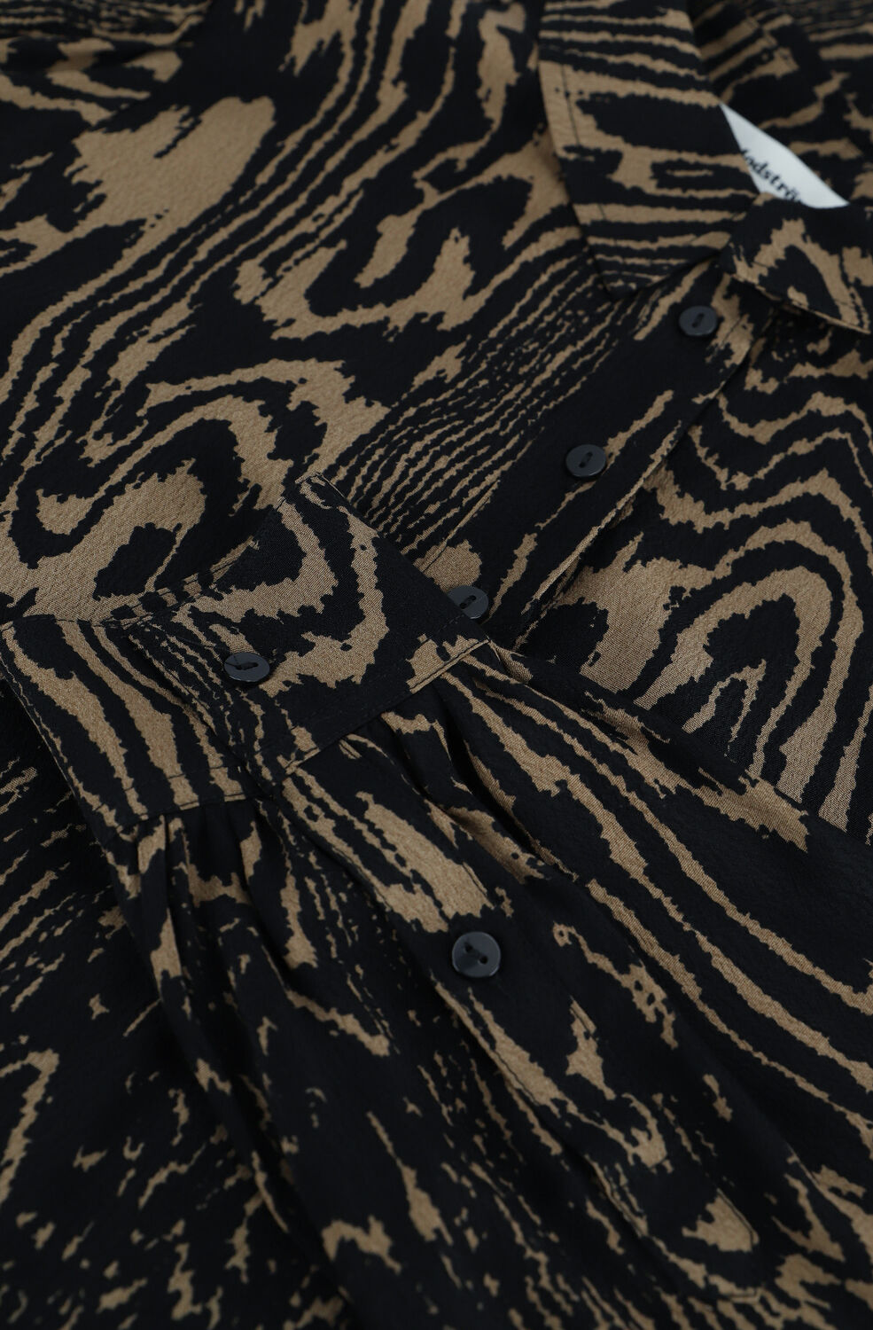 Camel MODSTR&Ouml;M Midi jurk MAE PRINT DRESS - large