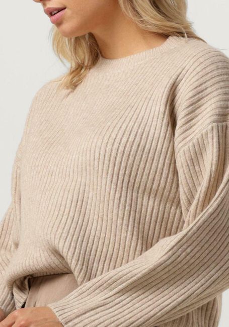 Ecru CO'COUTURE Trui ROW BOX O-KNIT - large