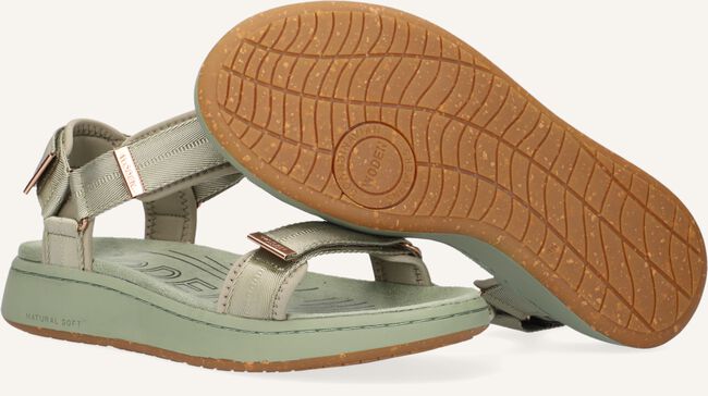 Groene WODEN Platte sandalen LINE Groene WODEN Platte sandalen LINE - large