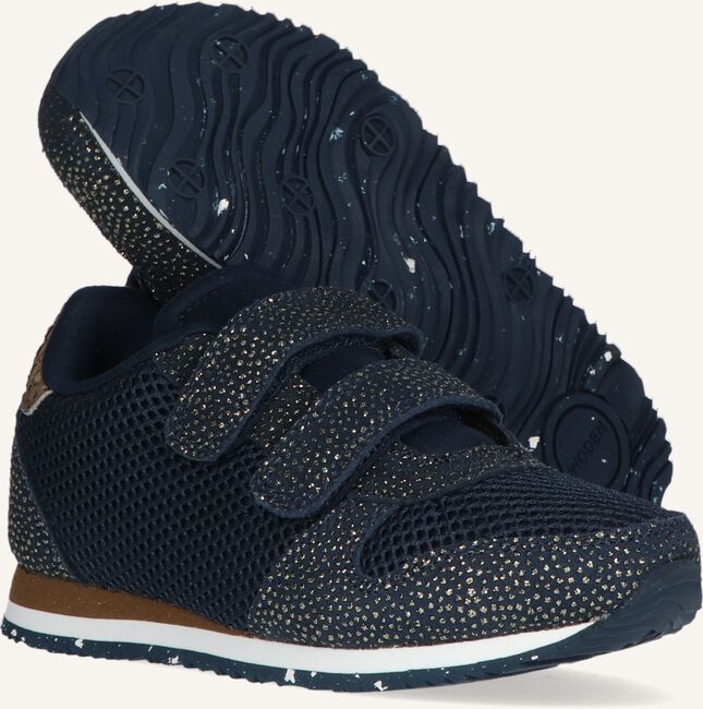 Blauwe WODEN Lage sneakers SANDRA PEARL MESH Blauwe WODEN Lage sneakers SANDRA PEARL MESH - large