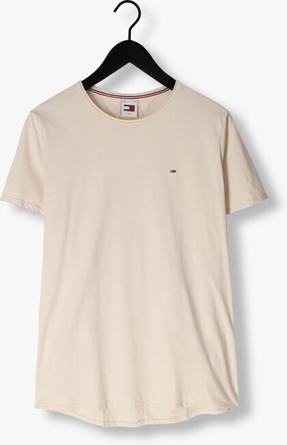 Beige TOMMY JEANS T-shirt TJM XSLIM JASPE C NECK - large