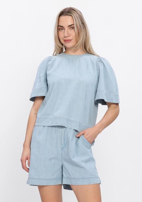 Lichtblauwe NOTRE-V Top NV-HILDEGONDE - large