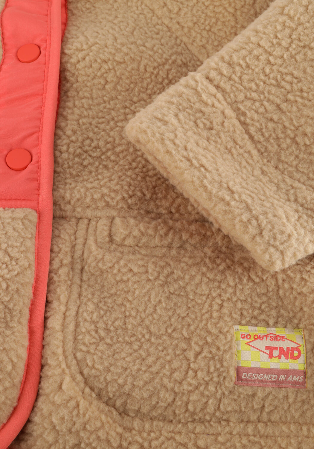 Beige TUMBLE 'N DRY Teddy jas BAYSIDE - large