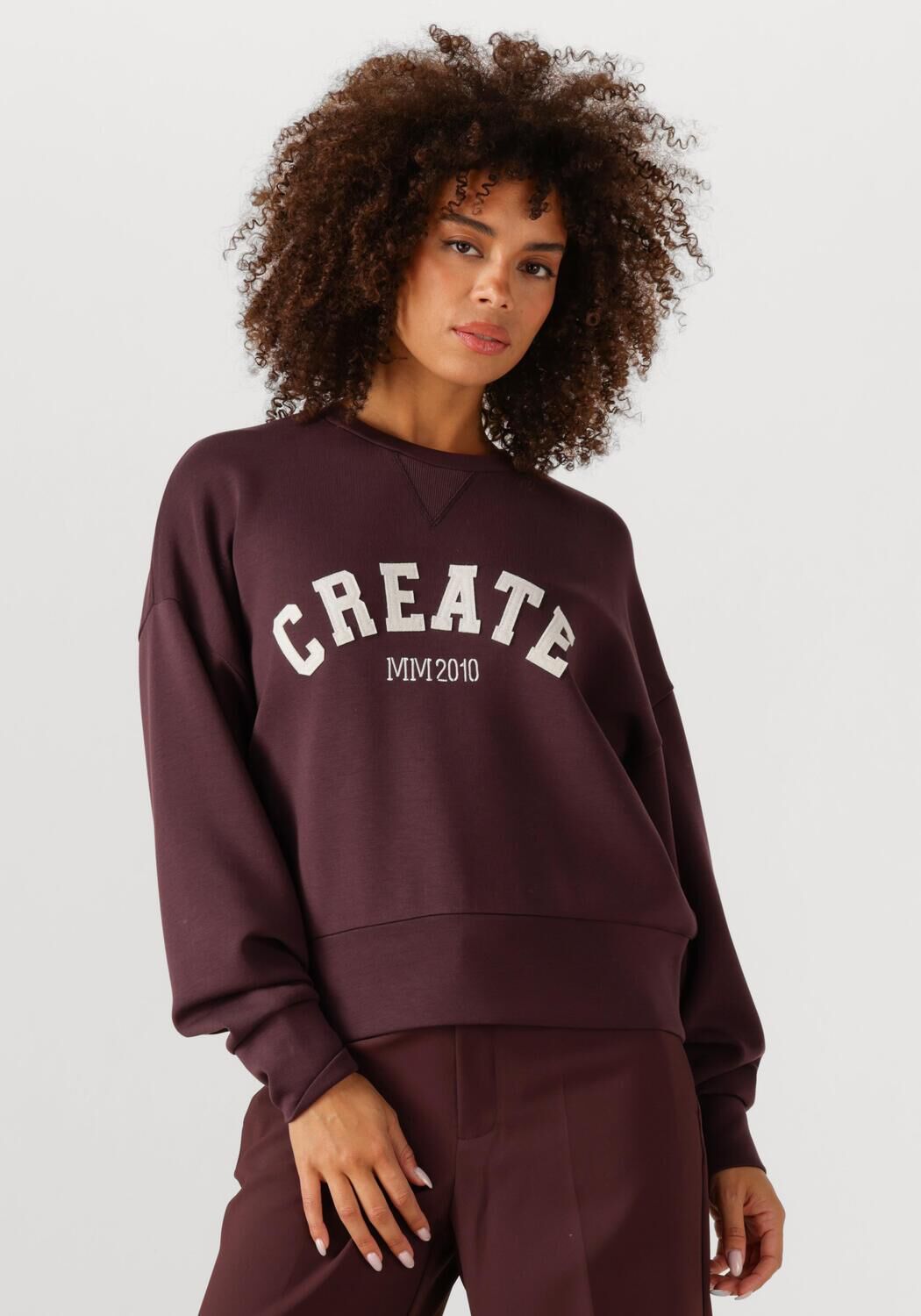 Bordeaux MOS MOSH Trui MMCELLI O-LS SWEATSHIRT | Omoda