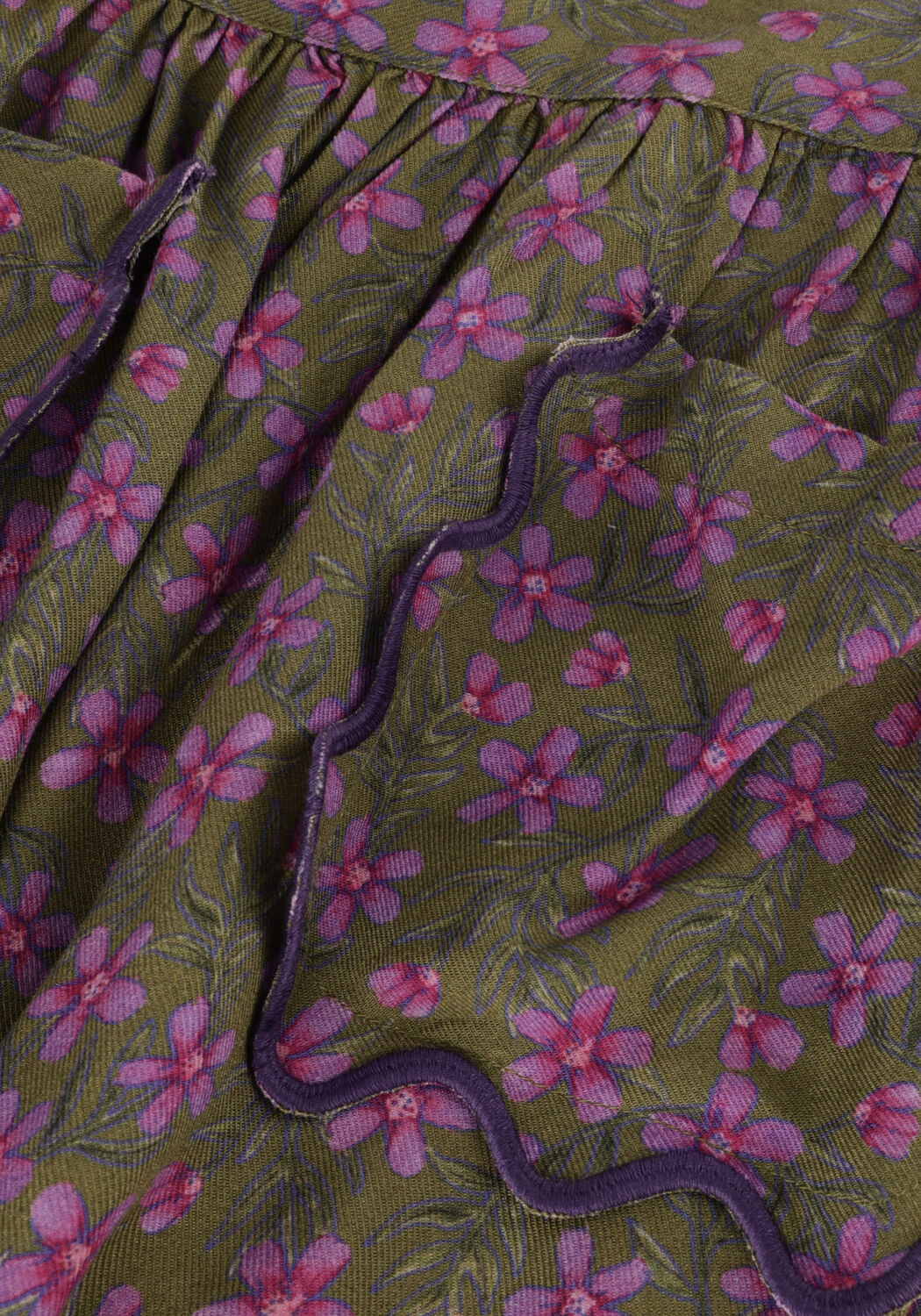 Olijf YOUR WISHES Minirok VIVID FLOWER POCKET SKIRT - large