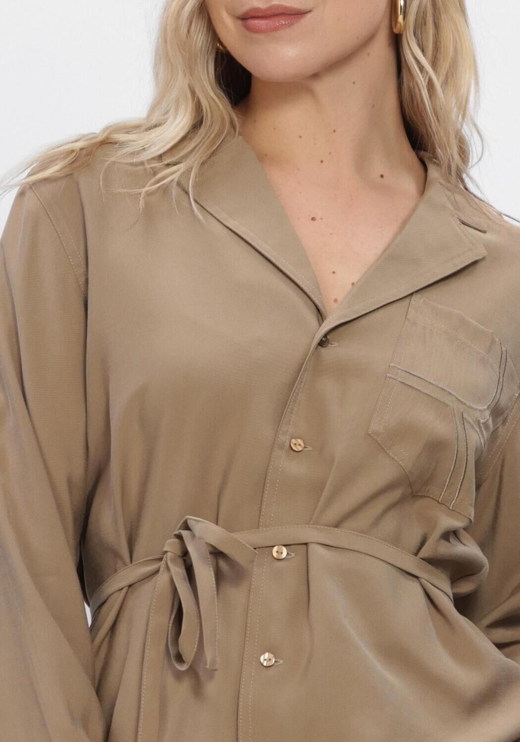 Oker ROUGE EDIT Blouses ROUMELIA L/S OVERSIZED SHIRT - large