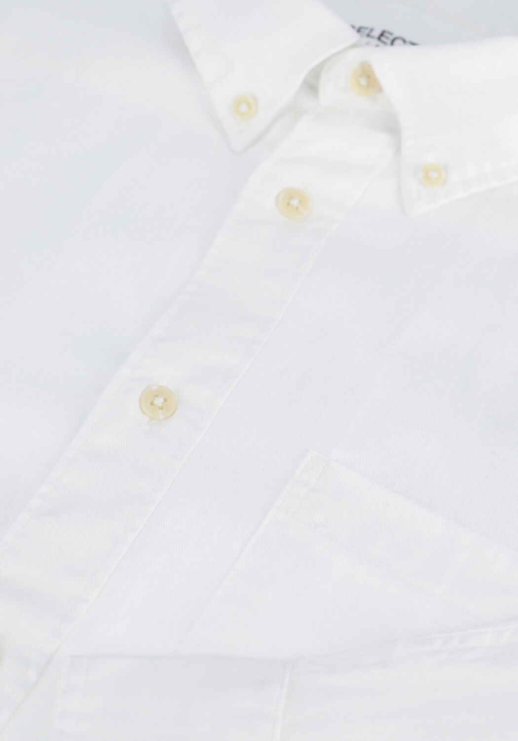 Witte SELECTED MEN Casual overhemd REGRICK-SOFT SHIRT - large