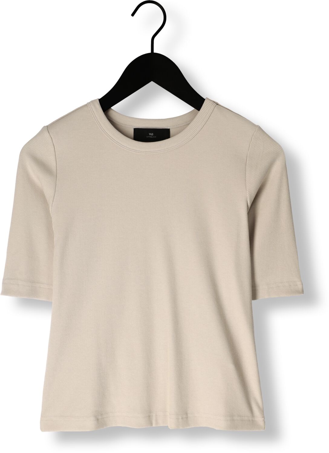 WITHBLACK Dames Tops & T-shirts Wbllullu Ss Tee Beige