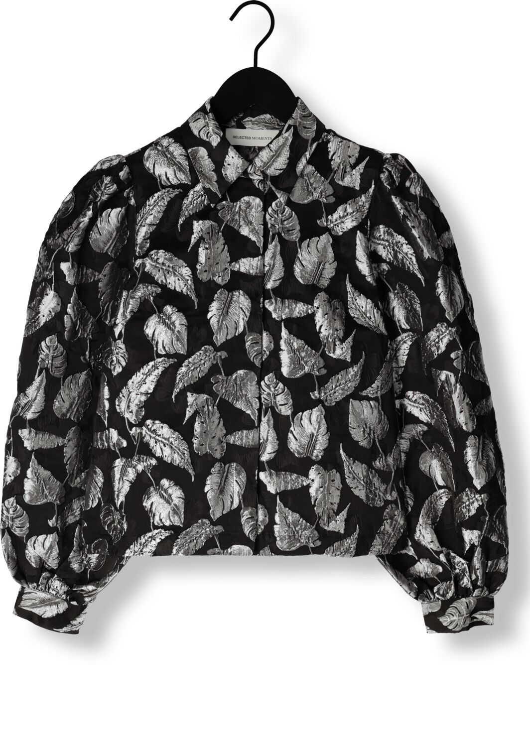 SELECTED FEMME Dames Blouses Slfpaula-elani Silver Leaf Jacket B Zilver
