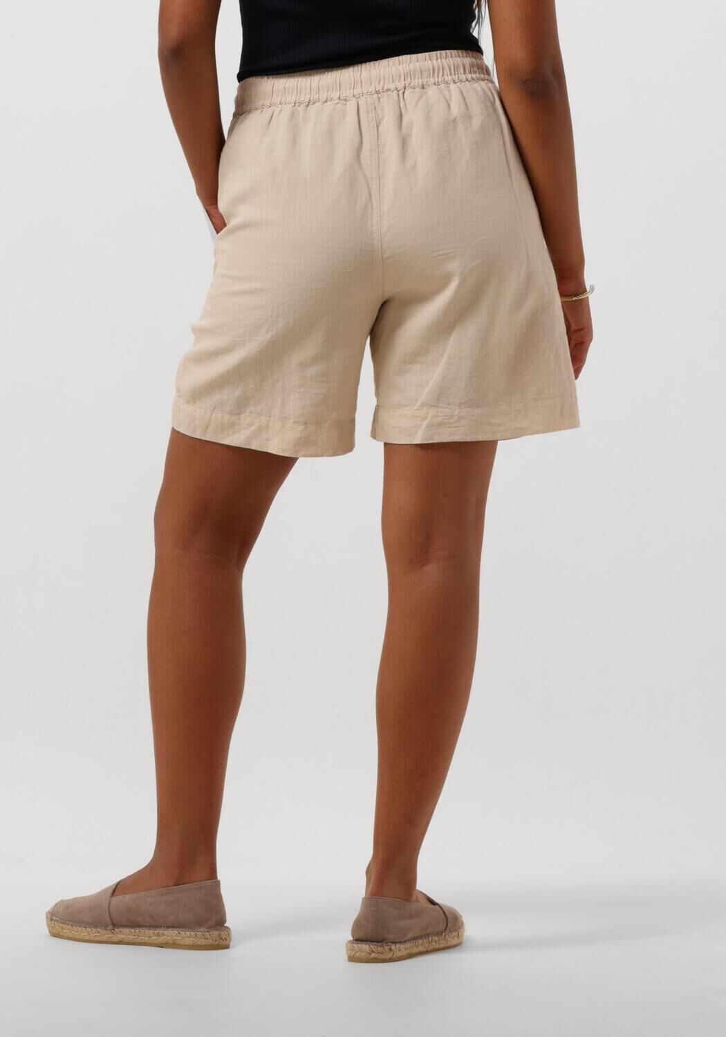 NEO NOIR Dames Broeken Shea Linen Shorts Zand