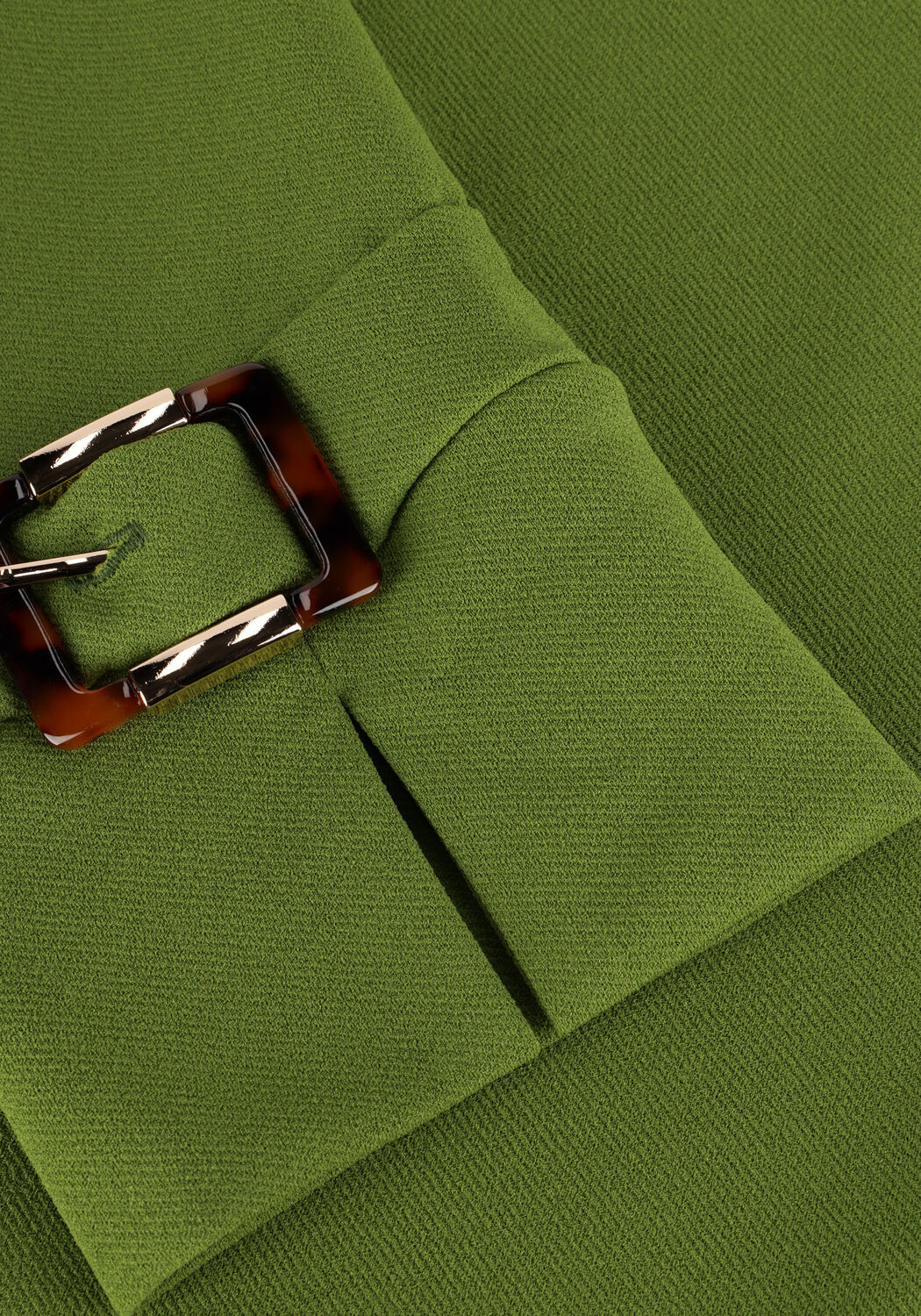 Groene ANA ALCAZAR Mini jurk A SHAPED DRESS CLASP - large