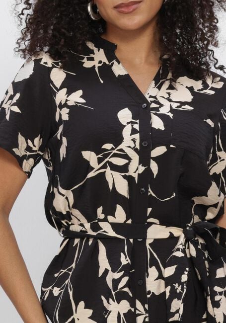 Zwarte OBJECT Mini jurk OBJJACIRA S/S SHIRT DRESS - large