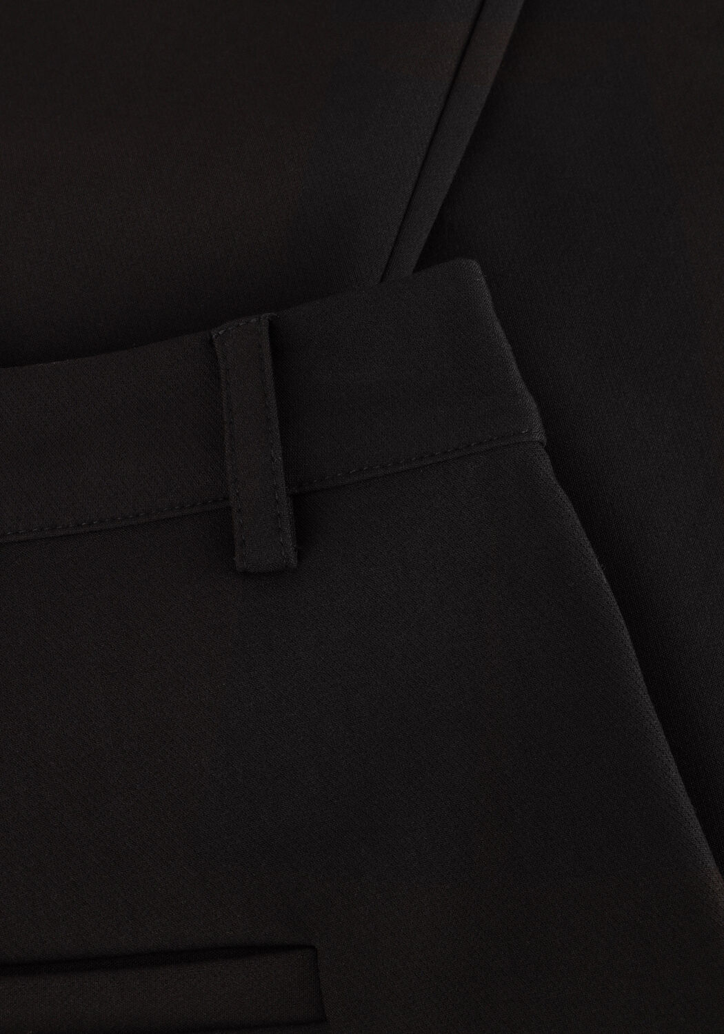 Zwarte MY ESSENTIAL WARDROBE Wijde broek MILANMW WIDE PANT - large