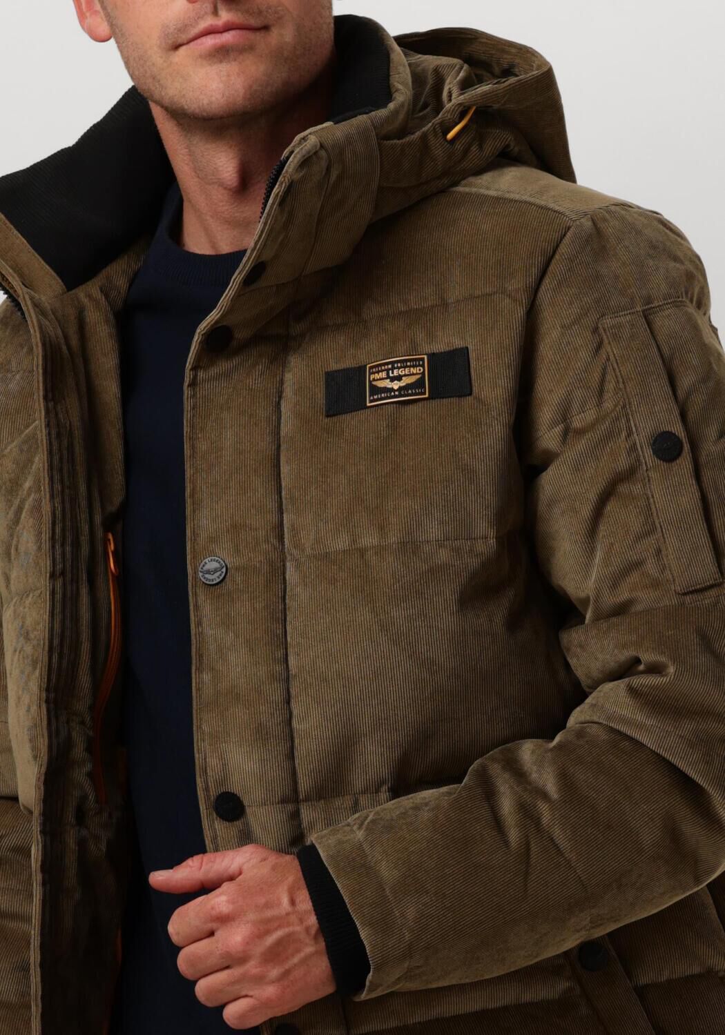PME LEGEND Heren Jassen Semi Long Jacket Gobbler Clear Ford Bruin