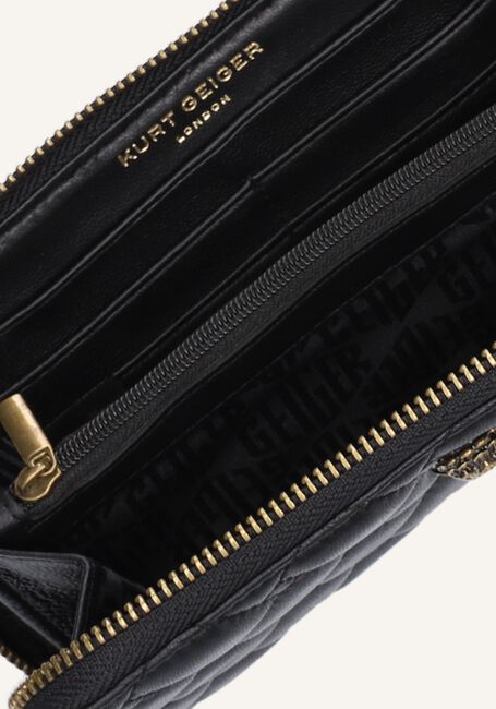 Zwarte KURT GEIGER LONDON Portemonnee ZIP AROUND WALLET EAGLE Zwarte KURT GEIGER LONDON Portemonnee ZIP AROUND WALLET EAGLE - large