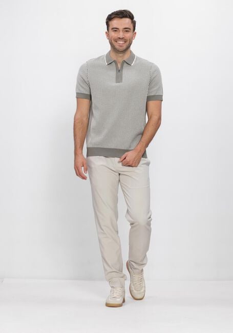 Groene BLUE INDUSTRY Polo KNITTED POLO SHORT SLEEVE - large