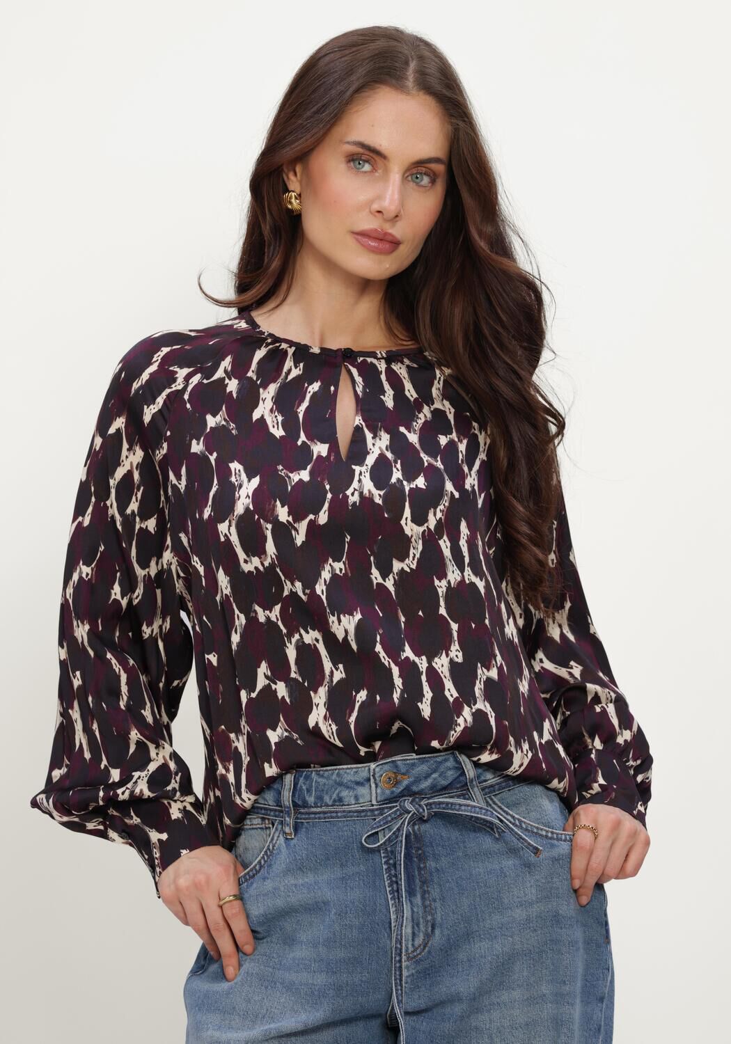 Multi STUDIO ANNELOES Blouses Charleze animal top - large