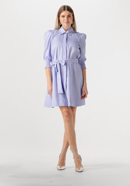 Lichtblauwe EST'SEVEN Mini jurk ELISE DRESS - large