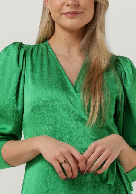 Groene CO'COUTURE Maxi jurk MIRA WRAP DRESS - large