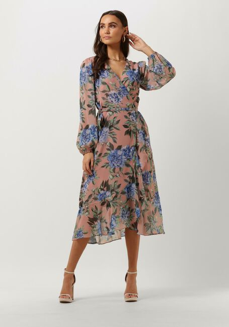 Roze Y.A.S. Midi jurk YAESME LS DRESS - BM - large
