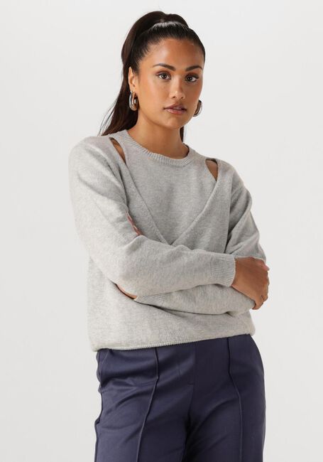 Grijze NUKUS Trui FIFI PULLOVER - large