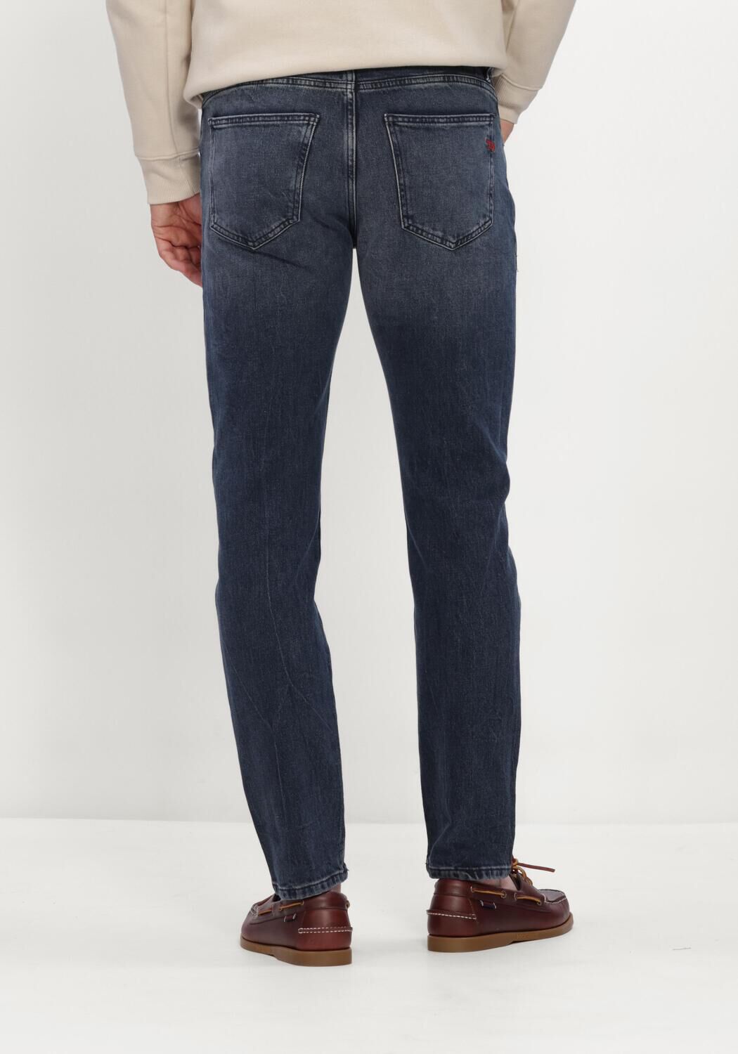 Donkerblauwe DIESEL Straight leg jeans 2019 D-STRUKT - large