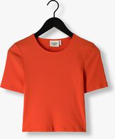 Oranje ANOTHER LABEL Top ELYNE T-SHIRT S/S