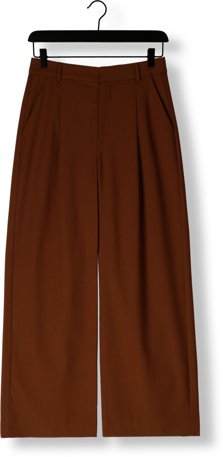 GESTUZ Dames Broeken Paulagz Mw Wide Pants Bruin