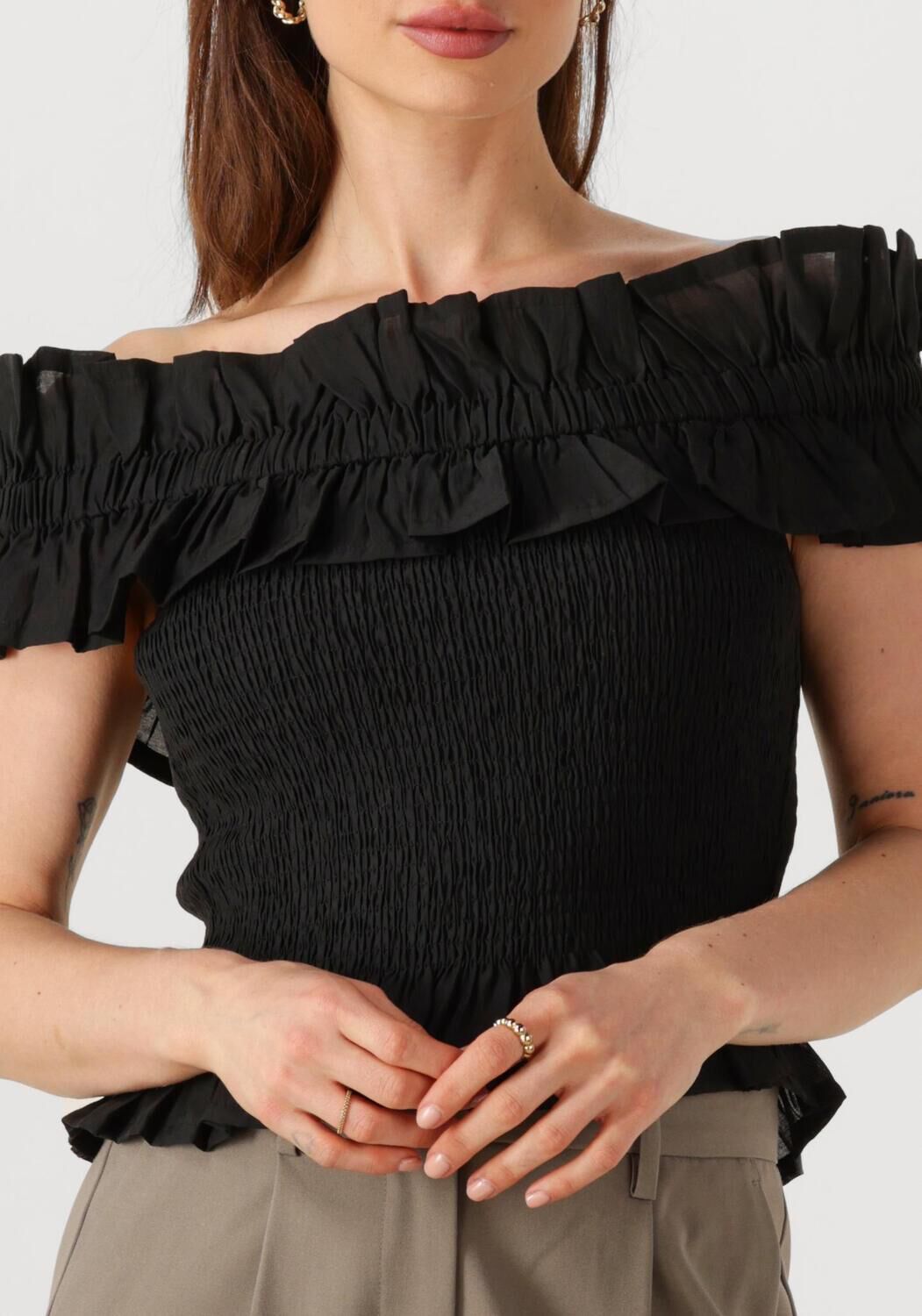 COPENHAGEN MUSE Dames Tops & T-shirts Cm Molly Blouse Zwart