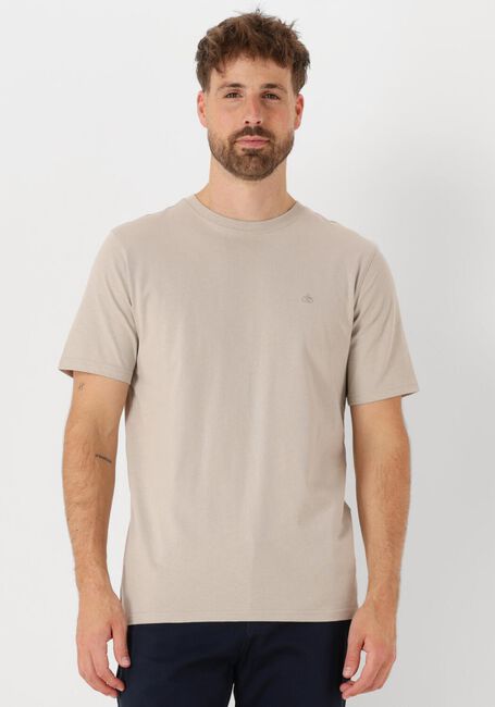 Beige SCOTCH & SODA T-shirt SEASONAL CORE - REGULAR FIT LO - large