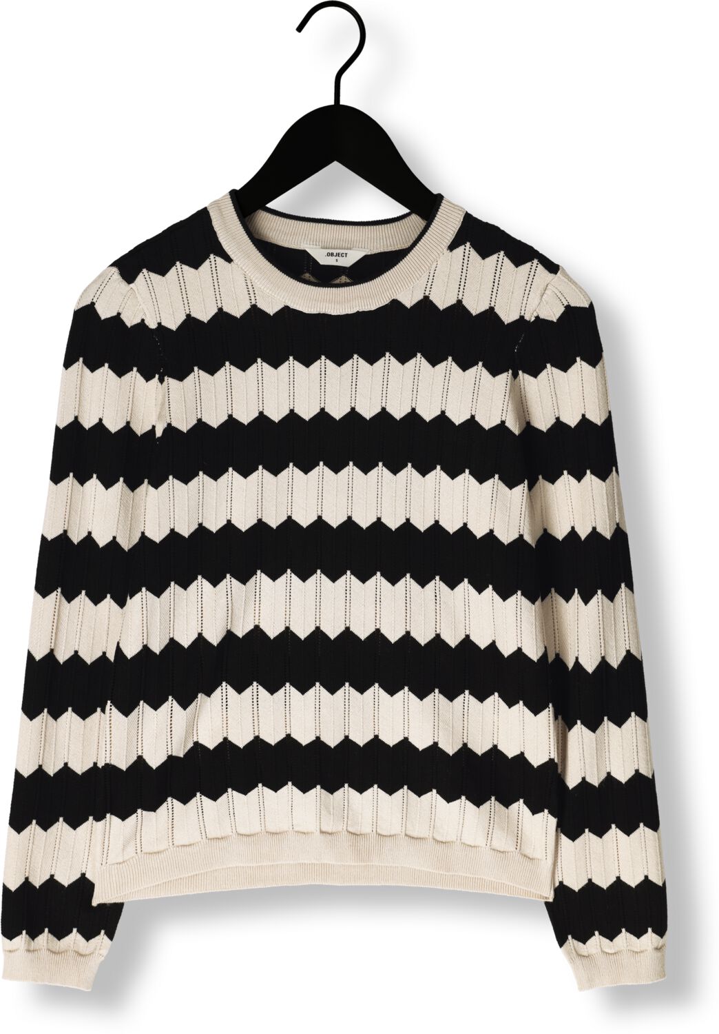 OBJECT Dames Truien & Vesten Objebba L s Re Knit Pullover Zand