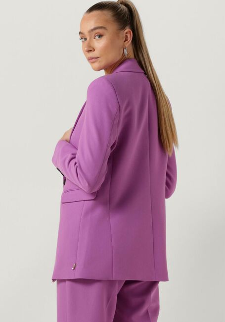 Paarse JANSEN AMSTERDAM Blazer WQ238 WOVEN BLAZER WITH LONG SLEEVE - large